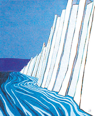 Titel: Les falaises de Douvre, Kunstenaar: Beyer de Ryke, Gilles